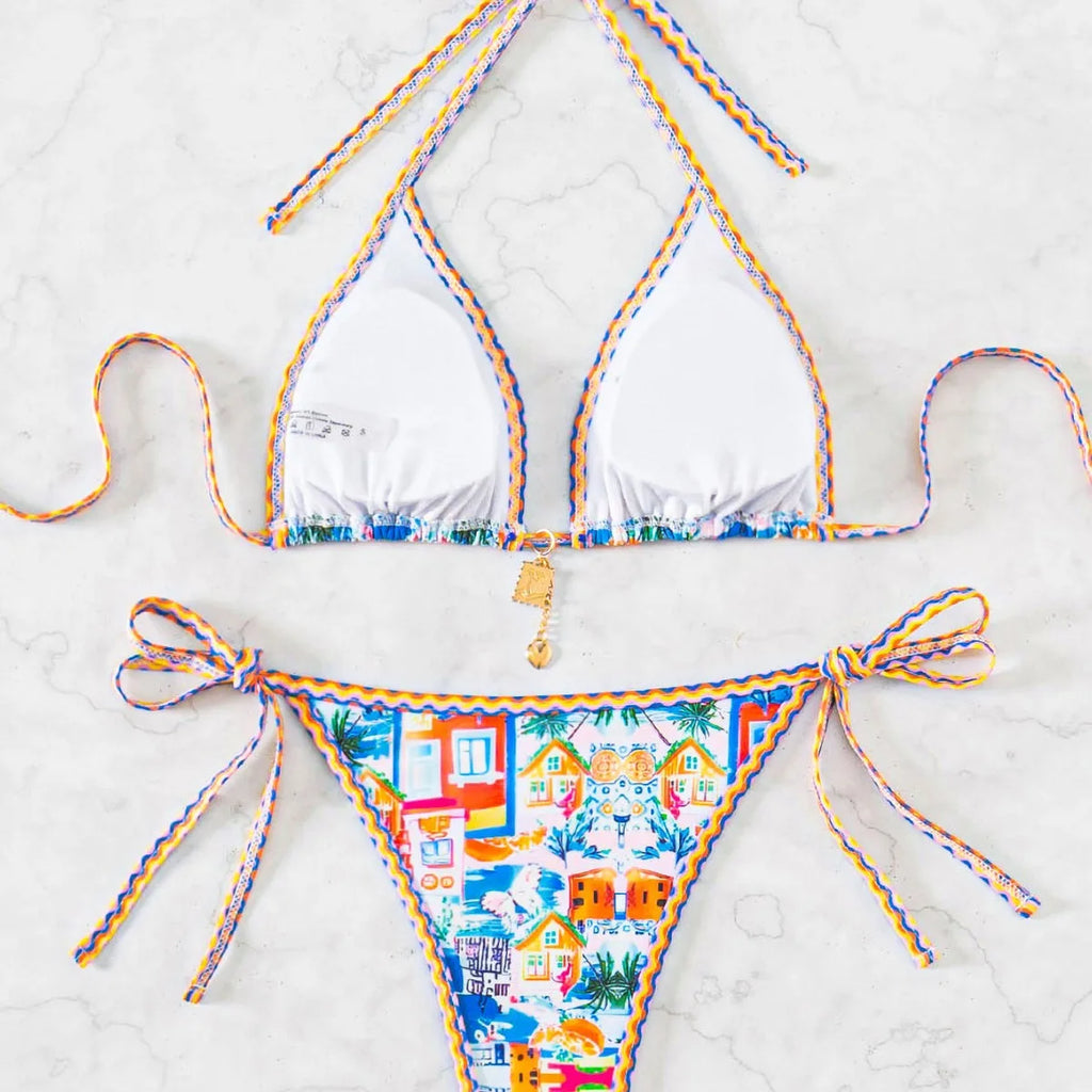 Bikini Floral 2025 — Conjunto de Dos Piezas con Estampado