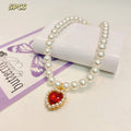 Princess Style Pet Pearl Collar for Dogs Cats - Cute Jewelry Accessory for Puppy Kitten Chihuahua Perfect Wedding Gift