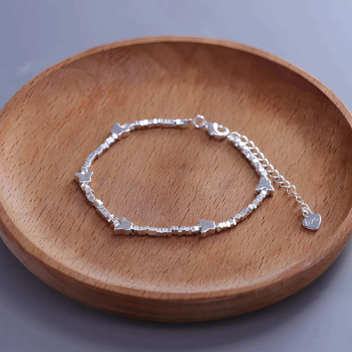 925 Sterling Silver Bracelet For Women Star Beaded Adjustable Chains Bracelets And Bangles Jewelry Accessories Wholesale Gift