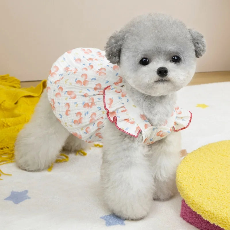 Vestido de Princesa para Perros y Gatos - Ropa de Verano para Mascotas