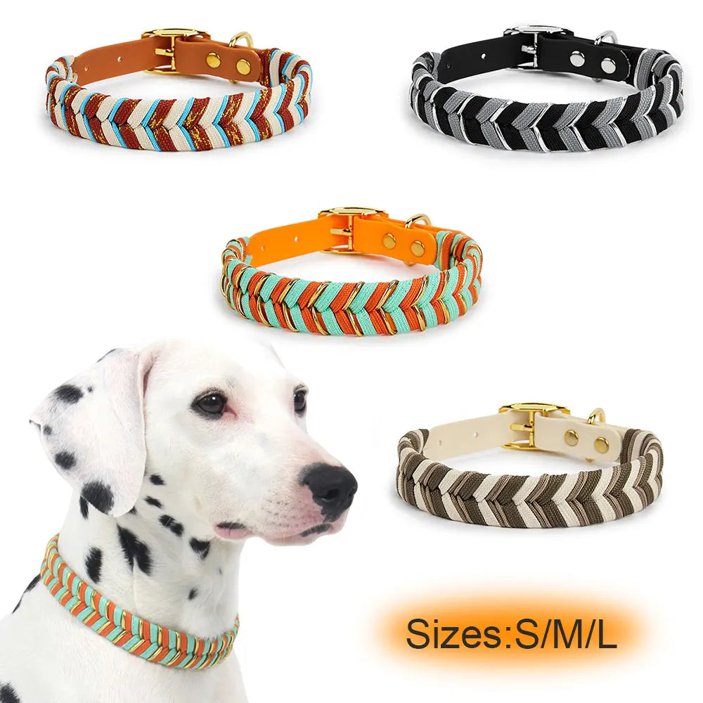 Collar de Moda Artesanal para Perros - Diseño Colorido para Razas Pequeñas, Medianas y Grandes