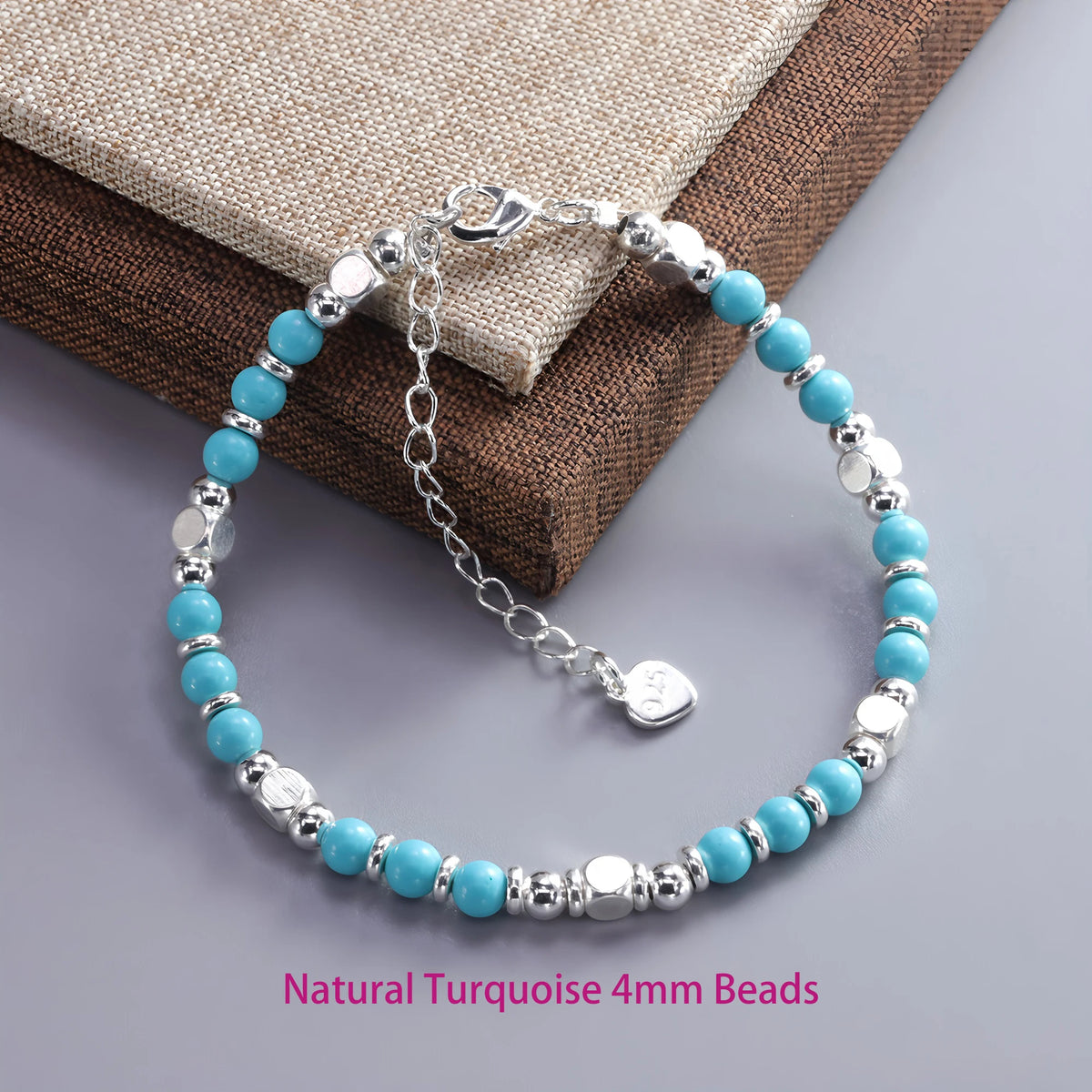 925 Sterling Silver Bracelet For Women Star Beaded Adjustable Chains Bracelets And Bangles Jewelry Accessories Wholesale Gift