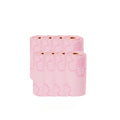 Dispensador de Bolsas para Excrementos de Perro - Diseño Rosa con Flores