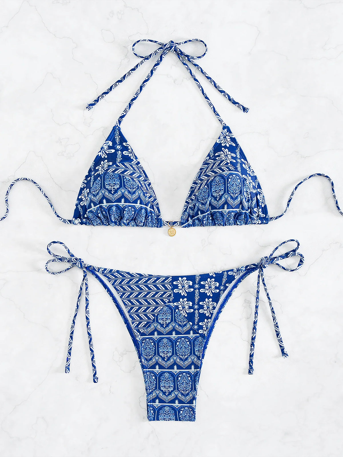 Bikini Floral 2025 — Conjunto de Dos Piezas con Estampado