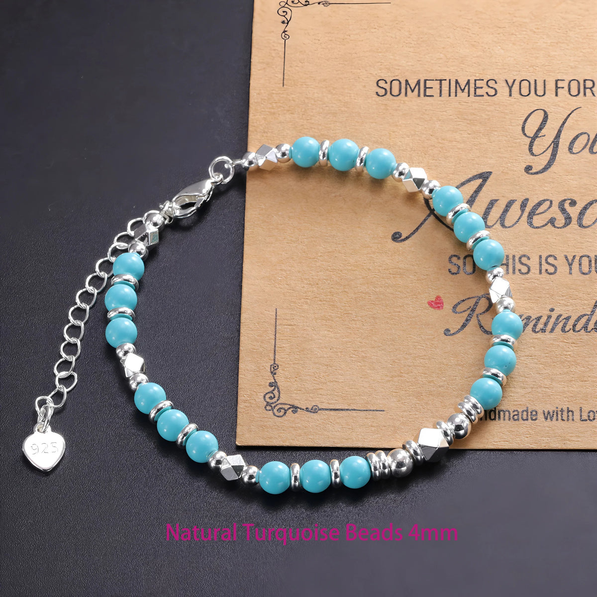 925 Sterling Silver Bracelet For Women Star Beaded Adjustable Chains Bracelets And Bangles Jewelry Accessories Wholesale Gift