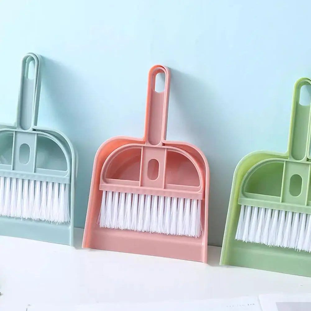 Set de Recogedor y Escoba para Mascotas - Limpieza para Gatos, Conejos y Cobayas