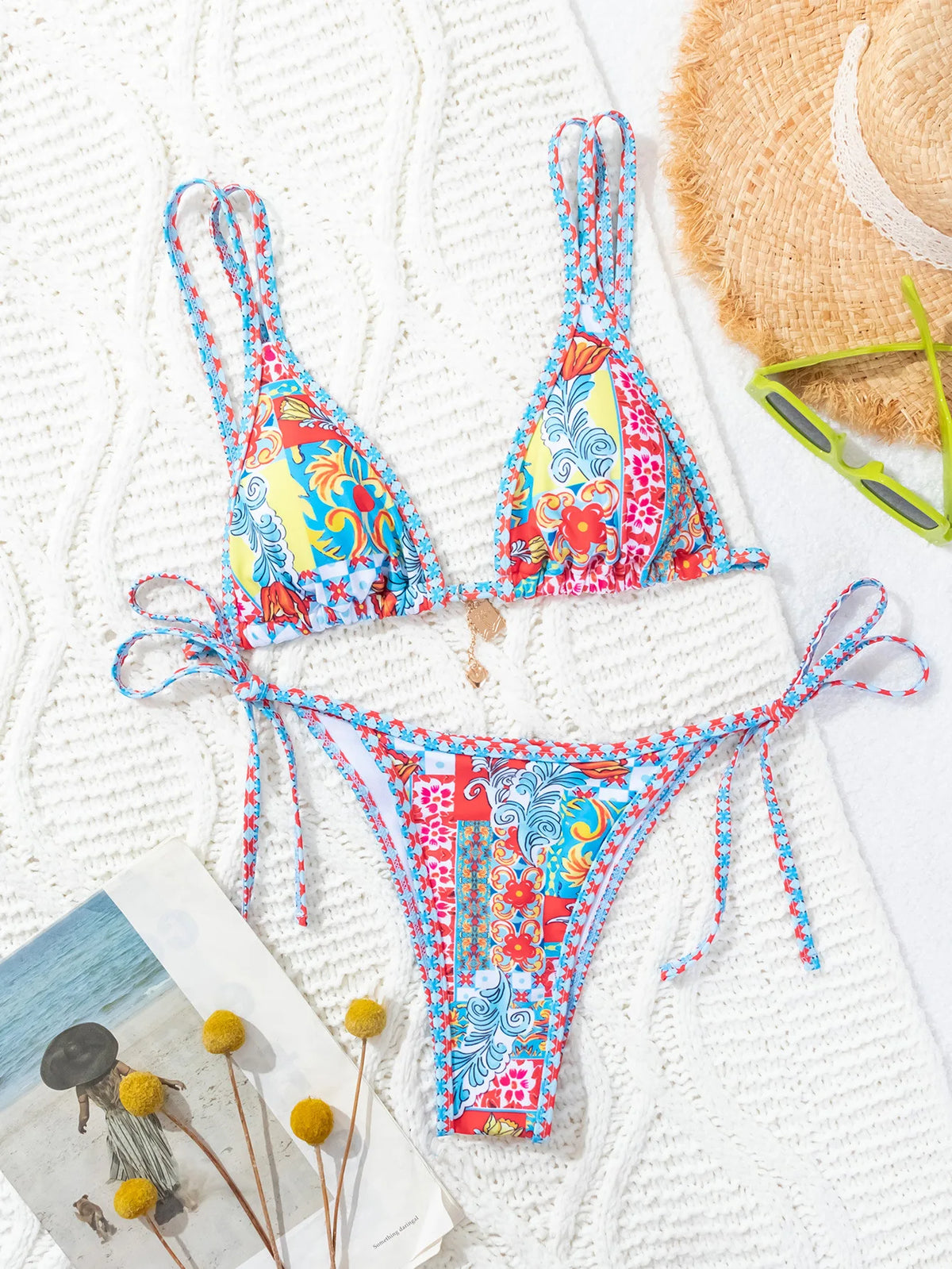 Bikini Floral 2025 — Conjunto de Dos Piezas con Estampado