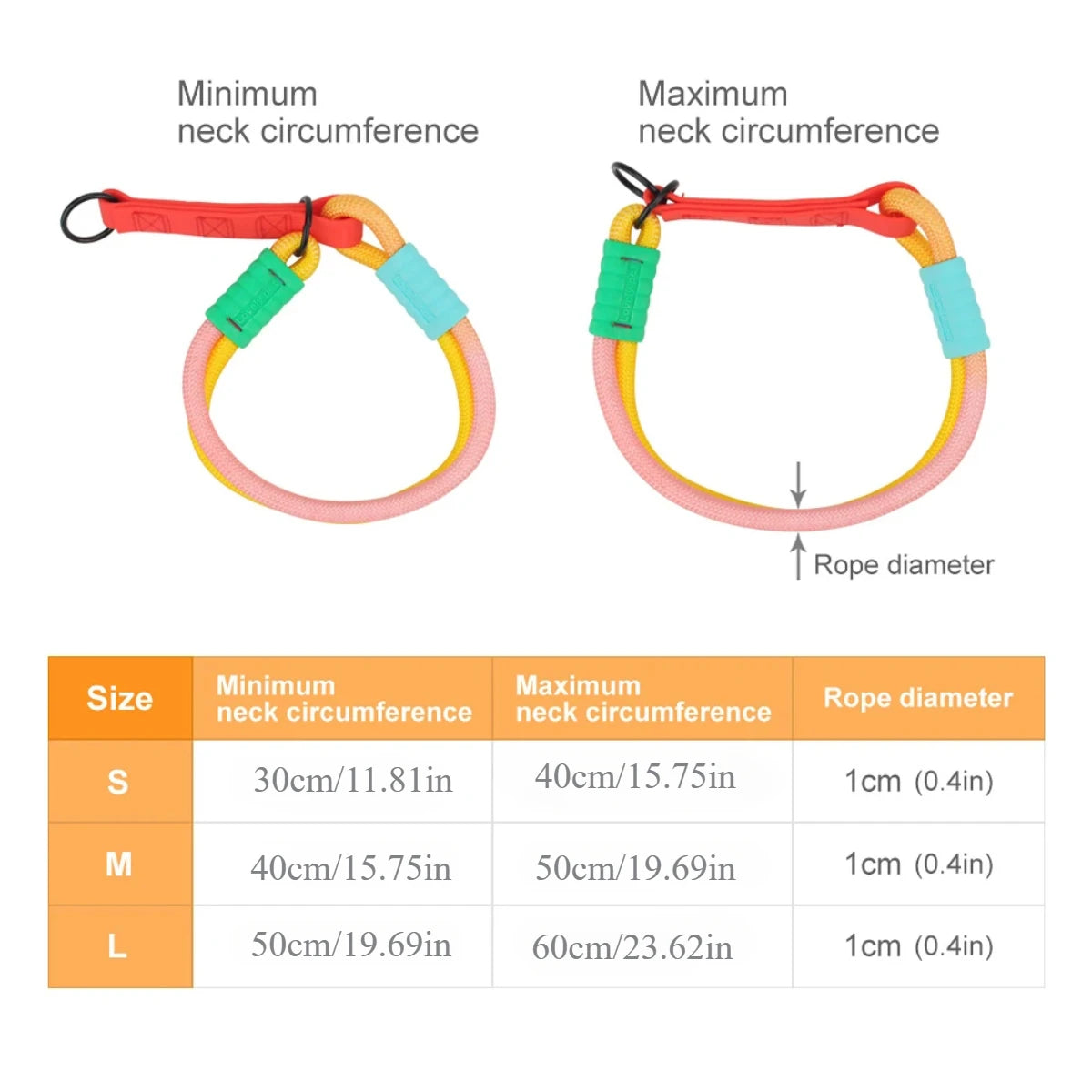 Collar Cadena Colorido para Cachorros y Perros Pequeños - Accesorio para Mascotas