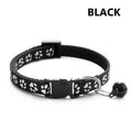 Collar Ajustable con Huellitas y Campana para Perros y Gatos - Uso Diario